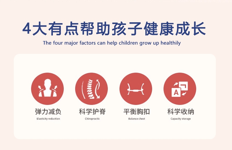 新款小学生书包女生1-3-6年级减负6-9-12岁男孩轻便儿童双肩背包详情4