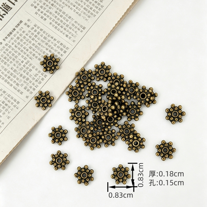 多款多规格锌合金圆形隔片隔珠垫片编手链手绳手串项链DIY饰品详情21