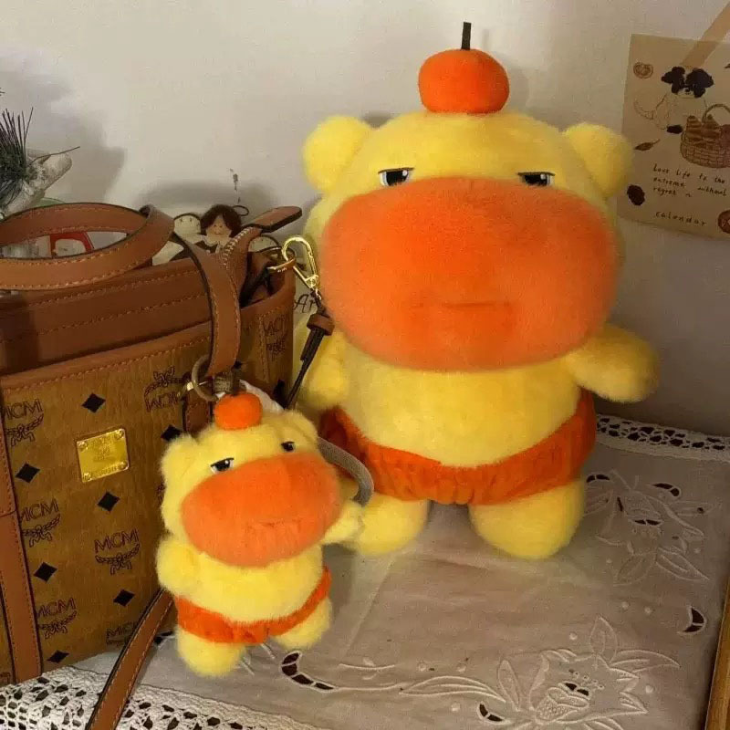 蒜鸟发声玩偶武汉文创蒜鸟挂件毛绒玩具小菜鸡搞怪语音公仔钥匙扣详情13