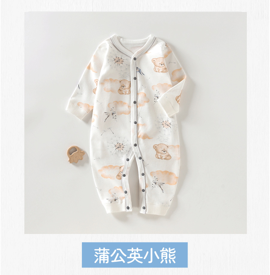 新生儿衣服连身衣母婴用品3月~1岁宝宝哈衣家居服婴儿纯棉连体衣详情6