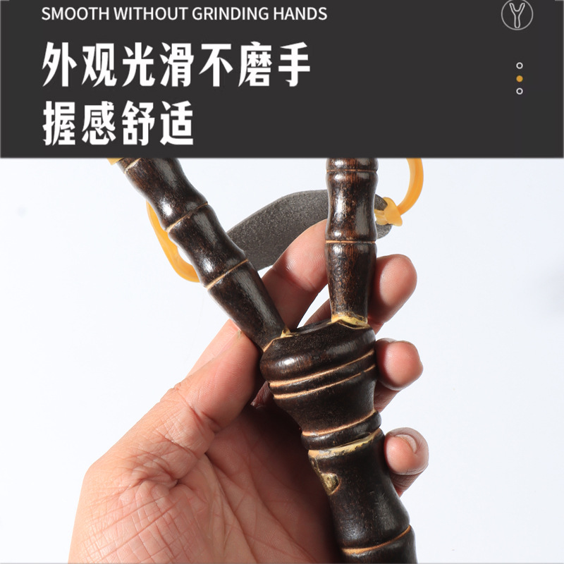 竹节弹弓户外弹弓射击玩具儿童益智玩具无杀伤力木弓热卖地摊批发详情3