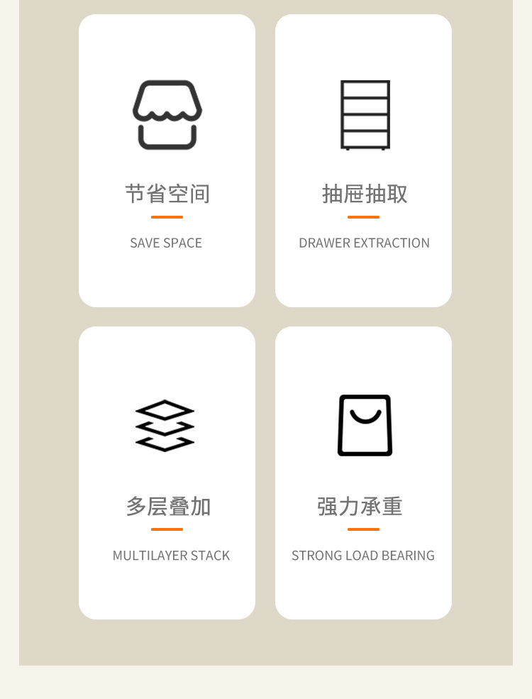 Light luxury cosmetics storage rack, large-capacity bathroom dressing table storage rack, multi-layer handle plastic transparent storage box pic 7