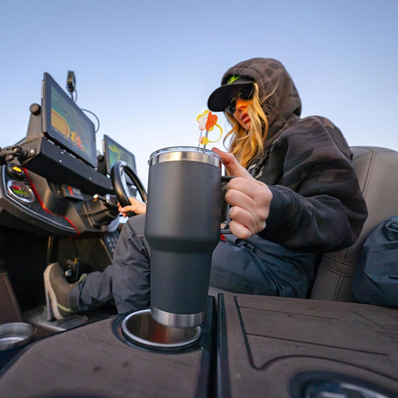 硅胶吸管帽批发花朵吸管套10mm防尘套Stanley史丹利水杯配件厂详情13