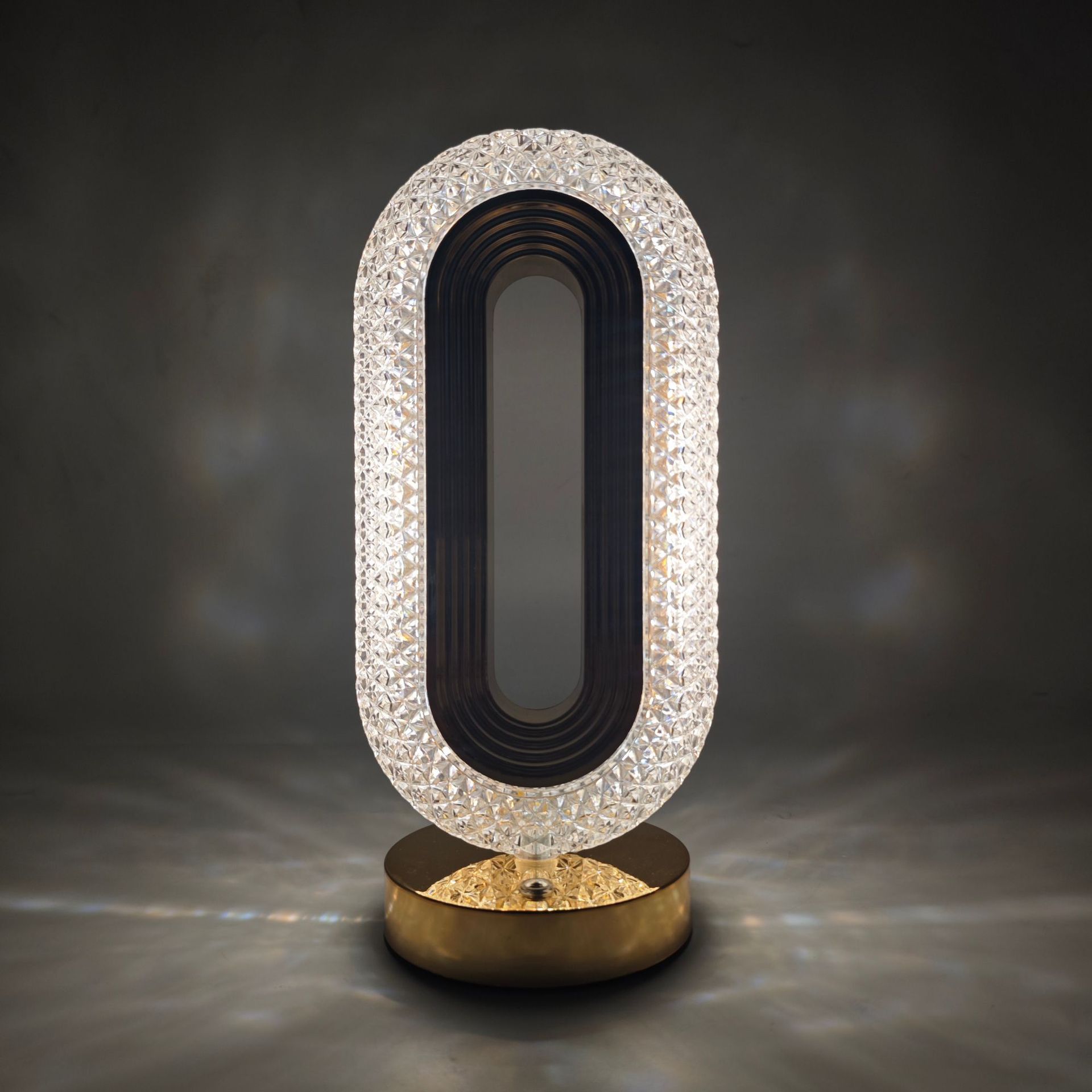 Crystal table lamp, electroplated process, track, European touch, bedroom, bedside, ambient night light, ambient light, bedroom pic 24