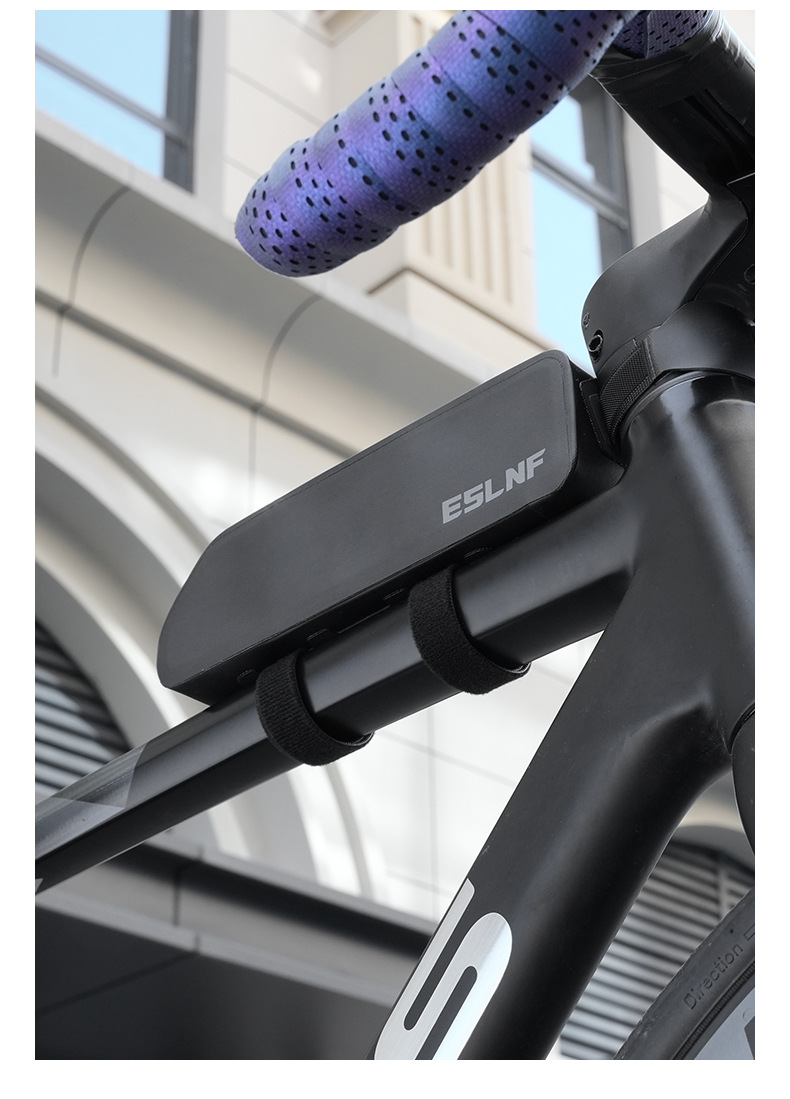 ESLNF自行车上管包山地公路车大容量硬壳防水前梁包单车骑行装备详情14