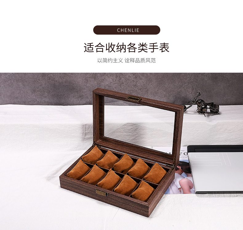 Cartoon PU leather watch storage box packaging gift box decoration universal type pic 23