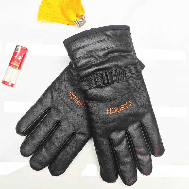 Imitation deerskin sports outdoor fleece gloves for warmth, thickened windproof cycling, winter cotton gloves for cold protection, wholesale from the manufacturer pic 14