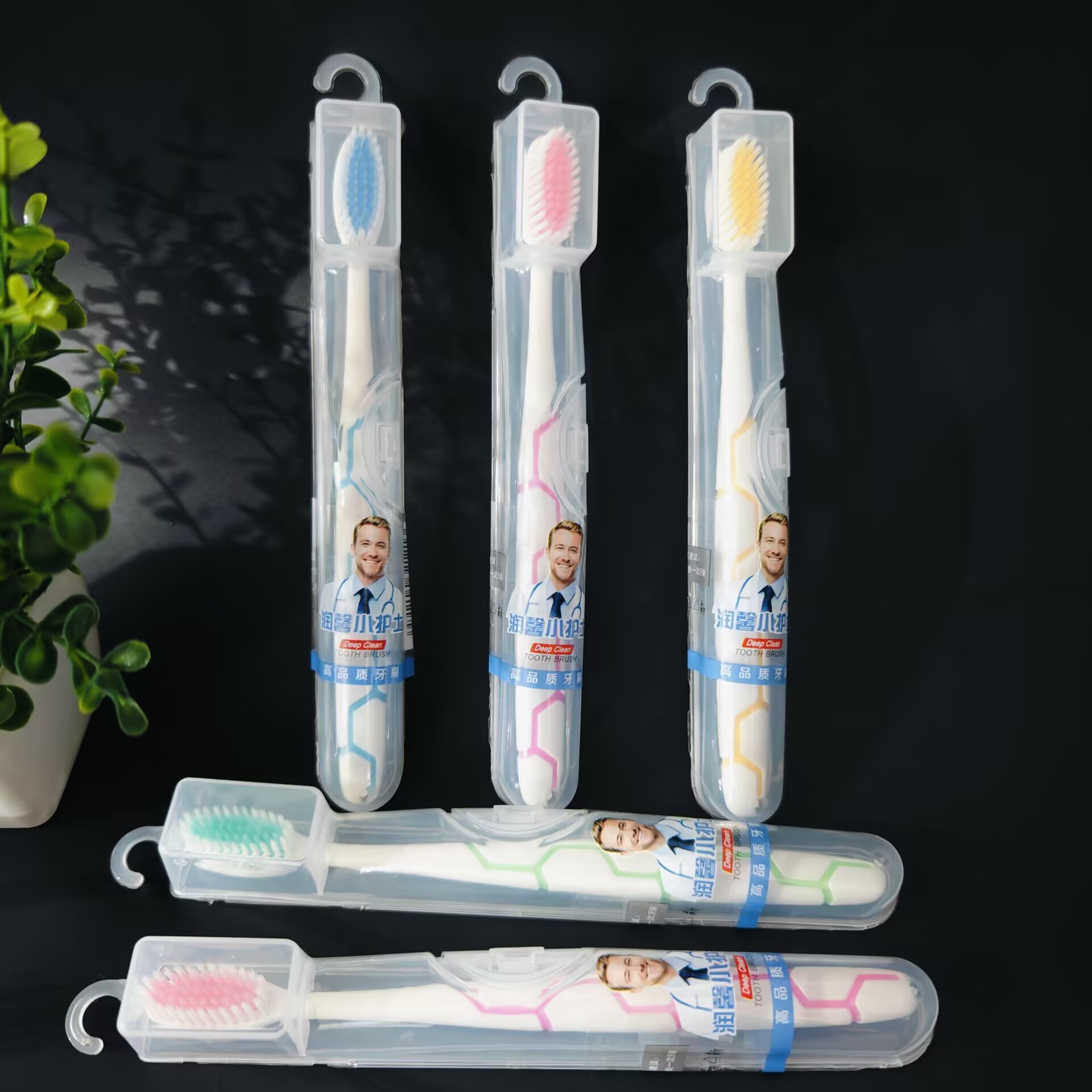 【 Zone 2-10 】121 toothbrushes: 20 yuan per box, 240 yuan per case. 121 toothbrushes, individually packaged in boxes, travel portable toothbrushes, suitable for both men and women, color toothbrushes, wholesale at 2 yuan pic 3