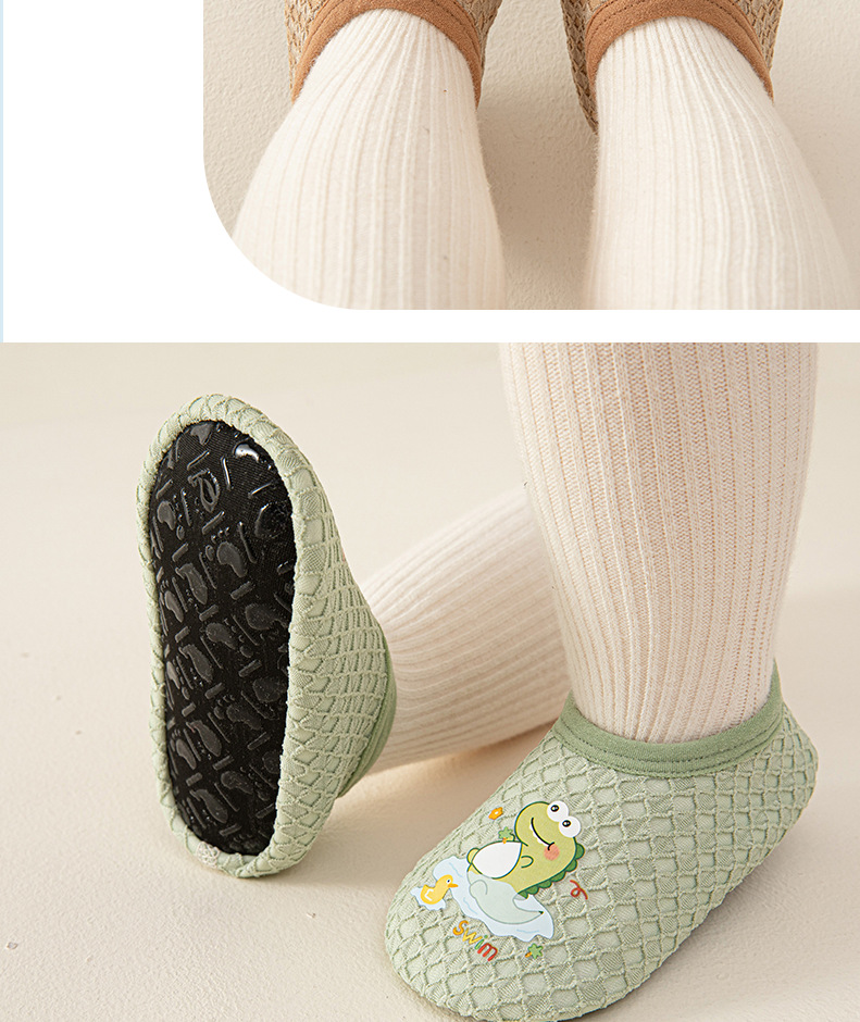 宝宝地板袜成人秋季防滑隔凉软底室内婴儿学步男女童亲子鞋套批发详情15