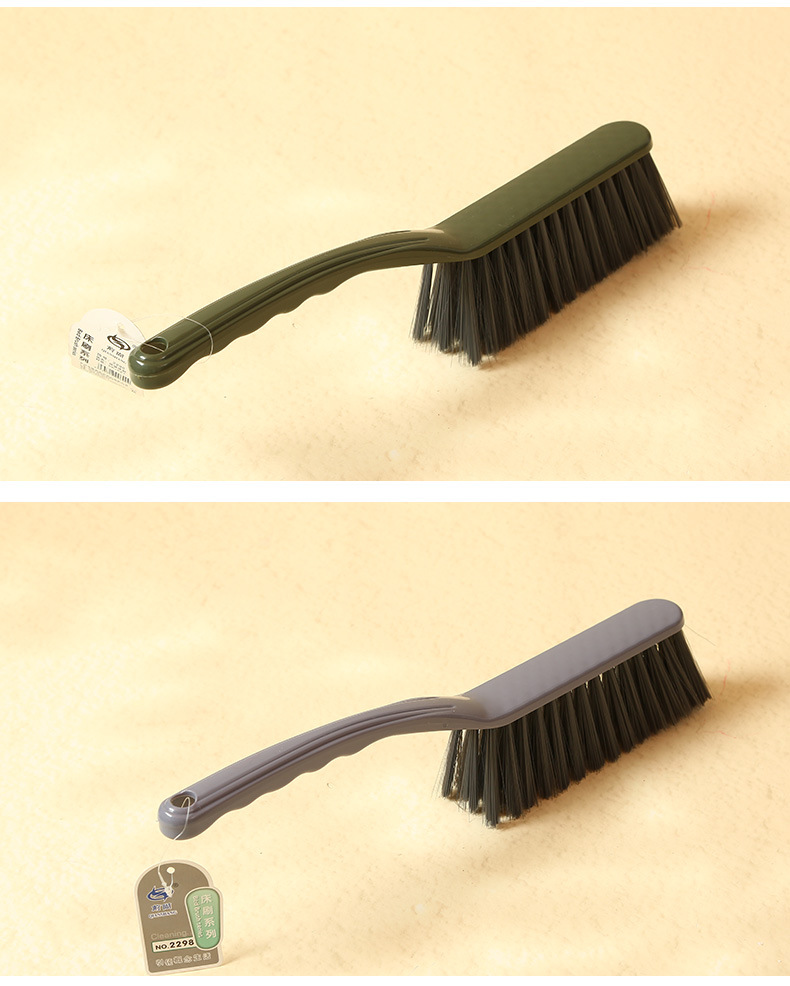 厂家批发大号扫床刷 短柄除尘刷 塑料纯色扫床刷 客厅卧室清洁刷0436-	 2298详情7