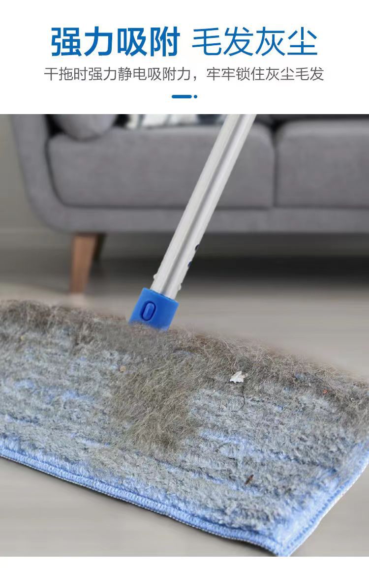 分区医用拖把专用替换布拖布头加厚毛巾尘推全棉布套式地拖头详情4