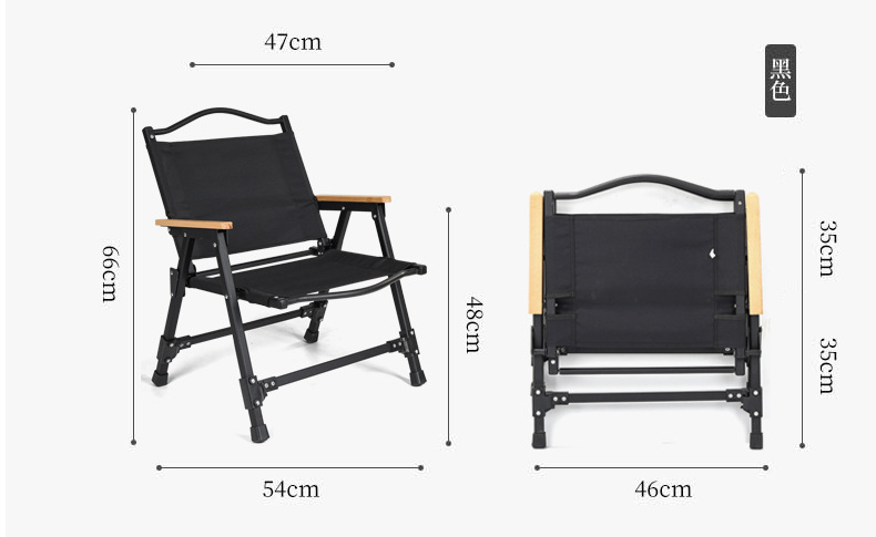 乐享克米特折叠椅户外便携式铝合金露营休闲椅子折叠桌矮椅野营详情17