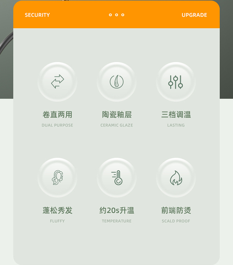 2024新款直发器卷发直发两用家用宿舍直发夹 卷发棒 跨境礼品代发详情2