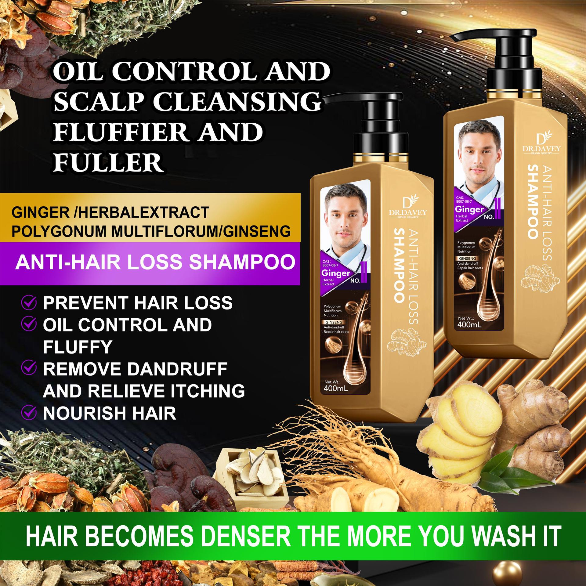 Anti-hair loss shampoo Anti-dandruff shampoo Deep Cleansing pic 4