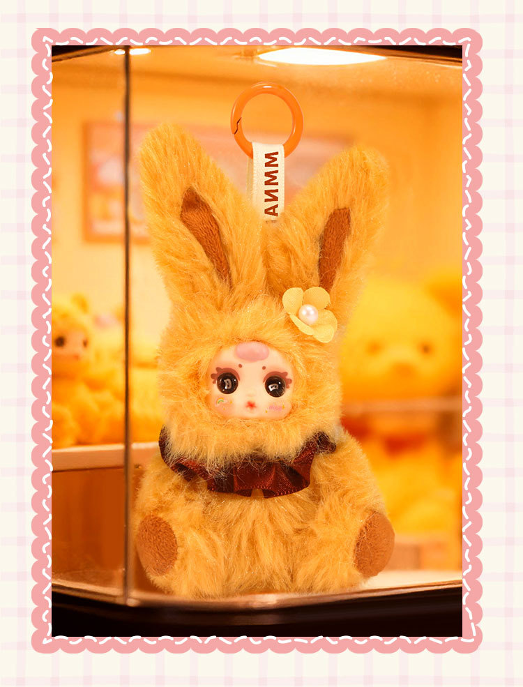 mm milk candy mini Rabbit plush blind box Backpack Pendant Pendant Cartoon cute doll toy gift Blind box wholesale pic 12