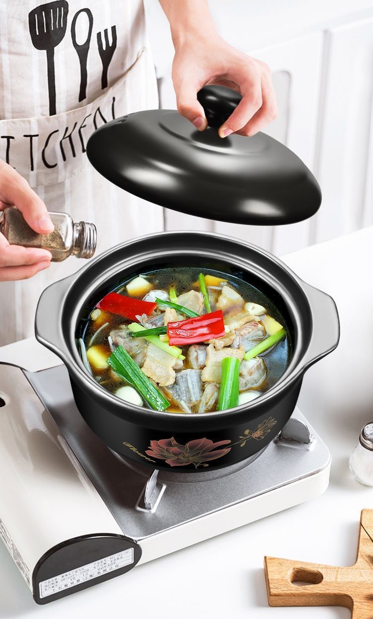 砂锅炖锅家用燃气明火黄焖鸡米饭小沙锅韩式陶瓷瓦罐汤煲厂家直销详情2