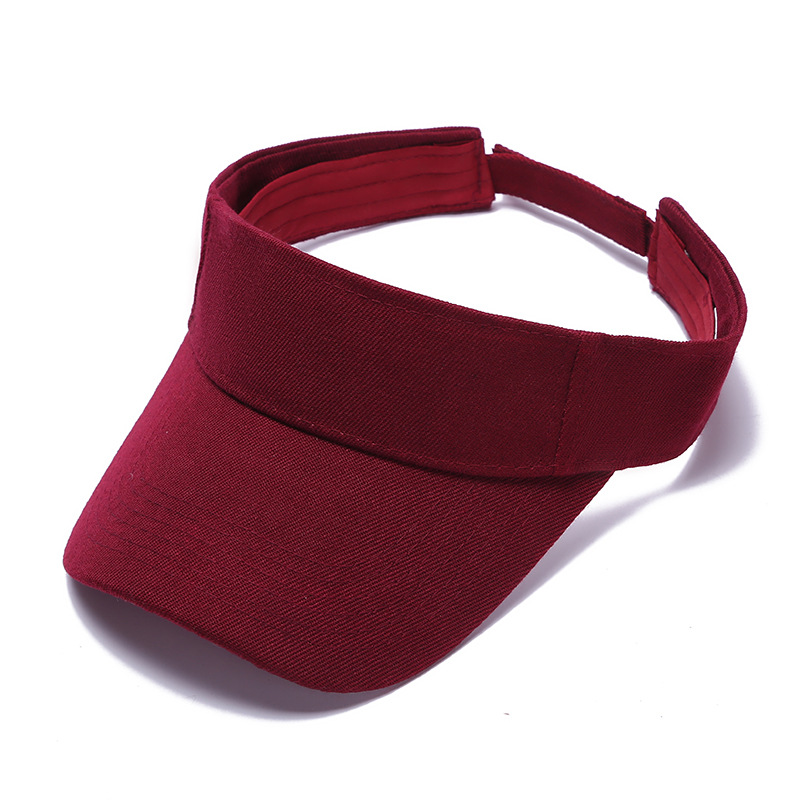 2022 New outdoor outing solid color versatile breathable top cap Simple and casual no-top cotton and linen sun hat pic 9