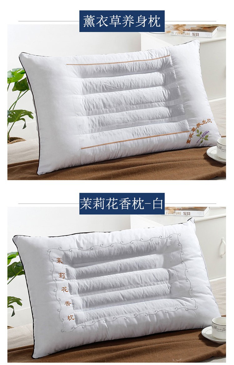 Wholesale supply of Cassia seed, lavender, buckwheat flower and grass neck protection pillow, single adult health pillow core manufacturer pic 13