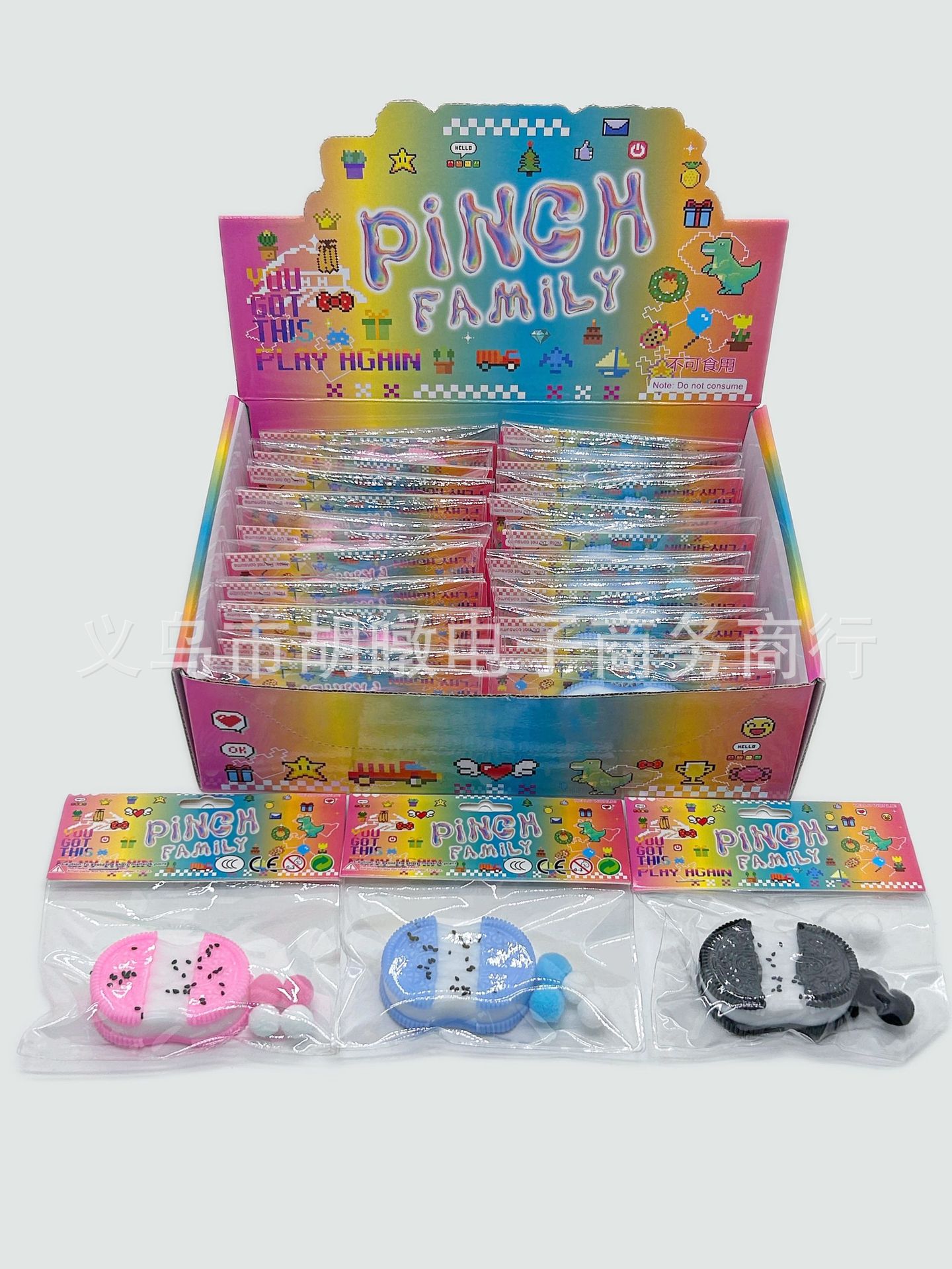 解压玩具仿真食物系列拉丝小饼干捏捏乐创意解压玩具解压玩具批发详情1