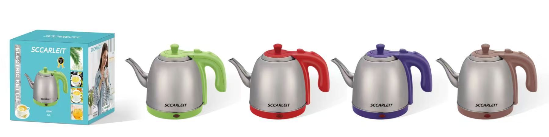 Cross-border kettle, large-capacity kettle, small electric kettle, stainless steel constant-temperature electric kettle, hot water kettle, mini household pic 16