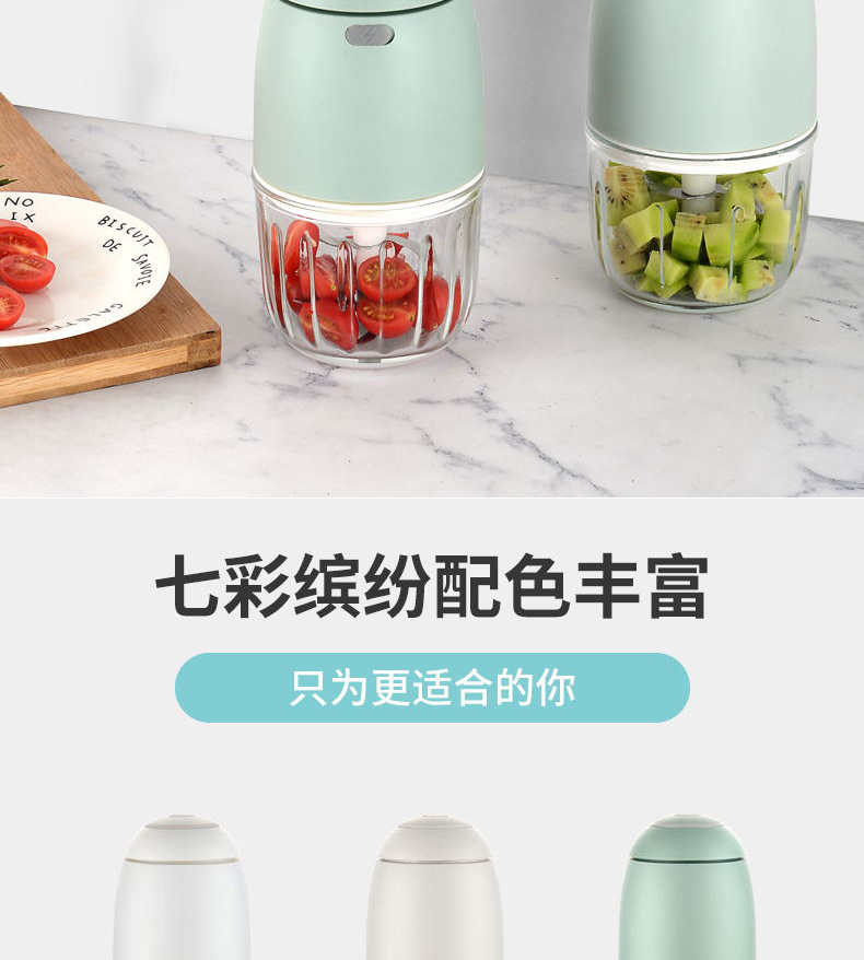 跨境家用料理机厨房多功能电动碎肉机绞肉机绞馅机辅食机全自动详情7