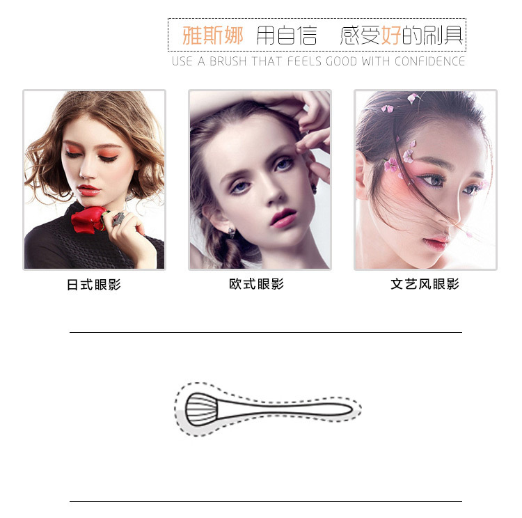 小蛮腰化妆刷套装全套散粉刷腮红刷眼影刷初学者彩妆工具蓬松软毛详情4