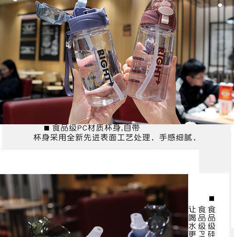 儿童鸭嘴杯吸管杯孕妇杯男女学生韩版简约创意塑料杯茶杯喝水杯详情5