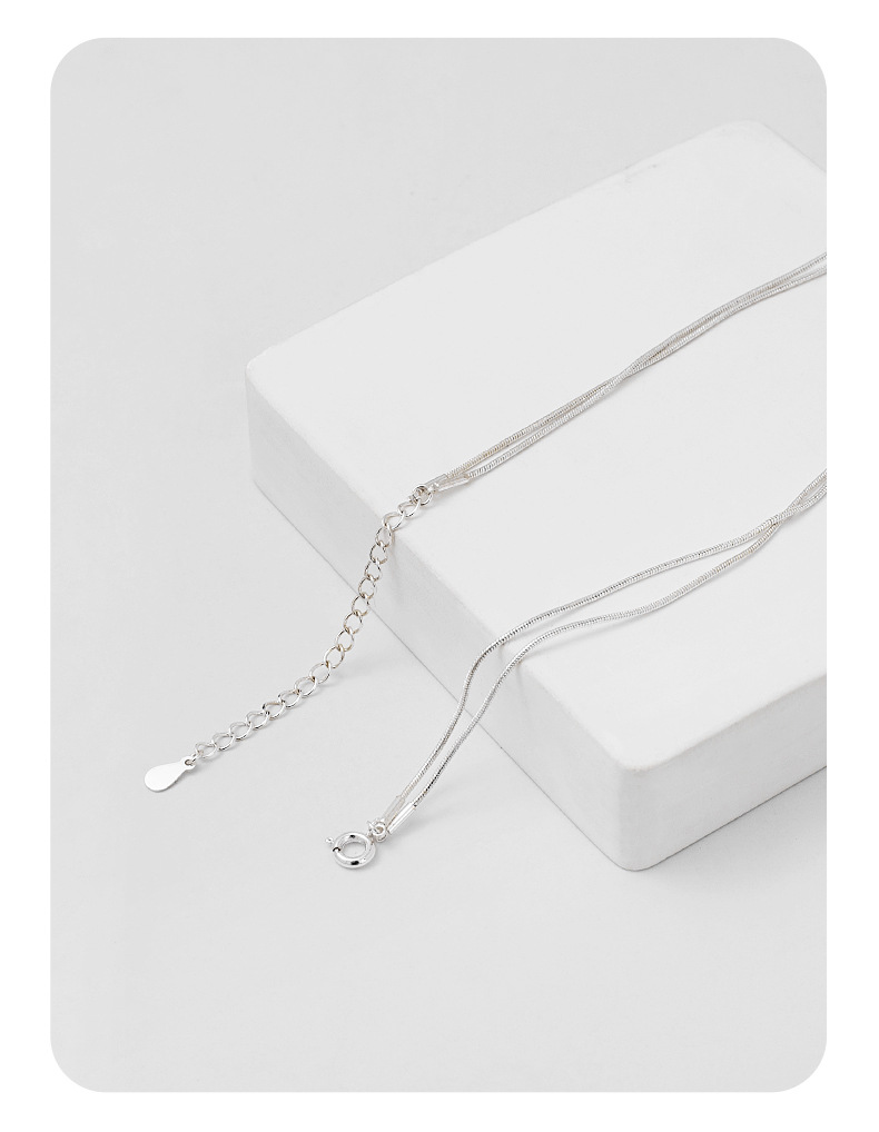 双层叠戴淡水珍珠项链简约温柔风轻奢锁骨链设计ins风项链饰品女详情7