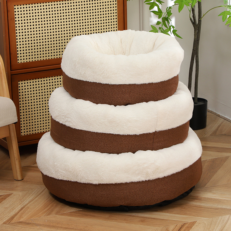 新款四季通用超毛绒宠物窝客厅地上宠物垫加绒加厚保暖舒适狗窝详情9