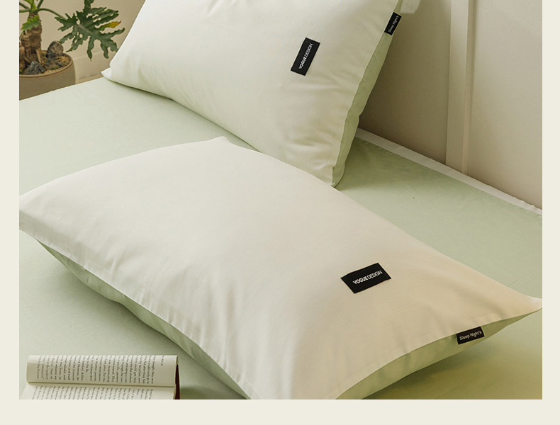 全棉100纯棉四件套轻奢简约长绒棉床单被套无印风学生宿舍三件套4详情22