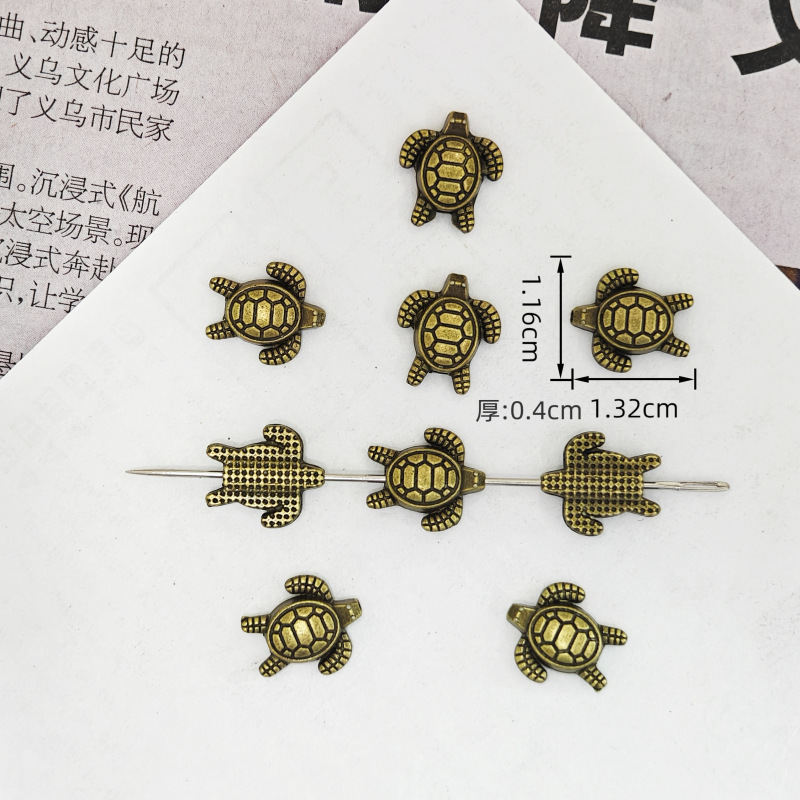 diy合金饰品配件海洋生物海龟挂件 手链项链复古吊坠材料跨境热销详情5