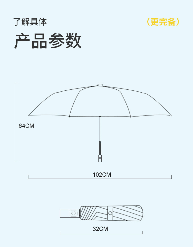 雨伞折叠伞高级感全自动大号太阳伞防紫外线遮阳伞晴雨两用广告伞详情8