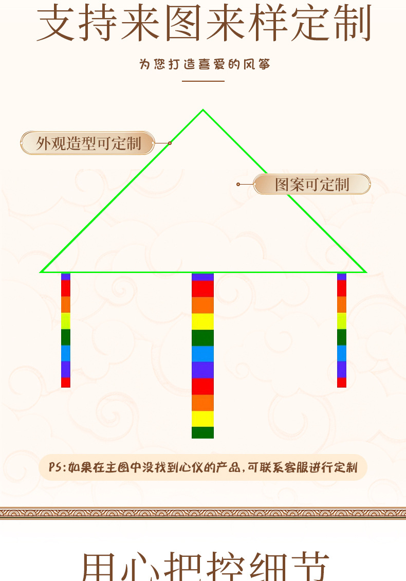 教学手工diy空白风筝自制材料亲子互动儿童填色风筝涂鸦手绘风筝详情5