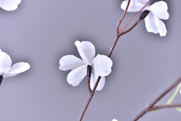 Lanjin Factory wholesale source factory goods artificial cherry blossoms, indoor living room decoration artificial flowers, wedding banquet soft decoration landscaping artificial pear blossoms pic 7