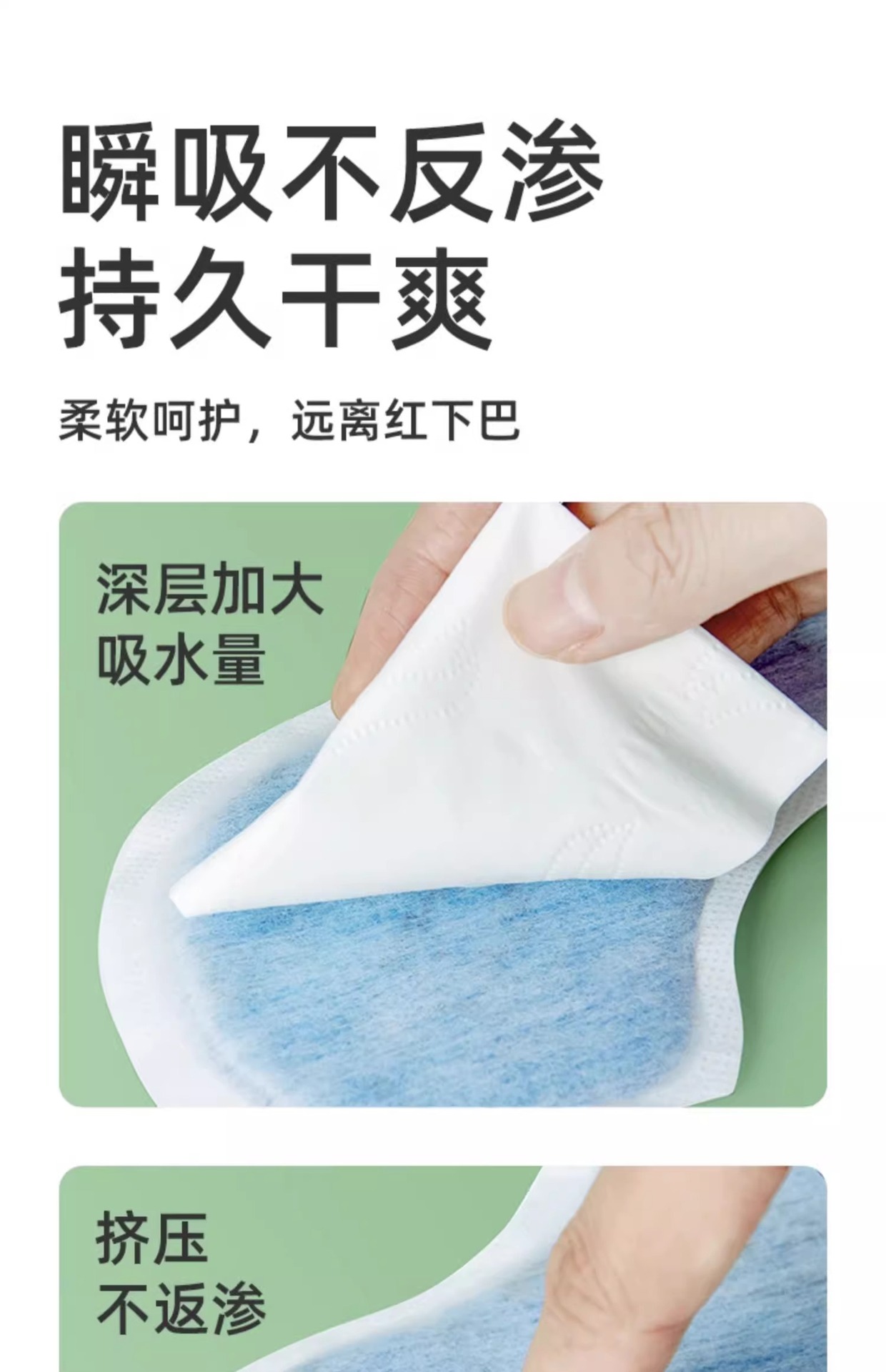 婧麒一次性口水巾婴儿宝宝围嘴新生儿防水防吐奶围兜垫巾纱布男女详情8