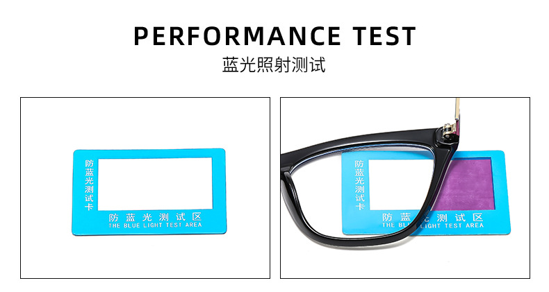 TR90 metal spectacle frame anti-blue light, European and American fashionable cat-eye flat light glasses, decorative Optical glasses pic 6