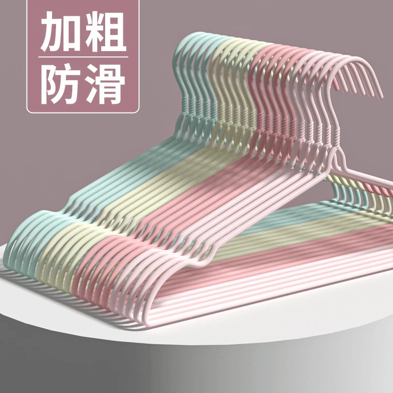 衣架家用挂衣无痕防滑肩角晾晒衣挂不起包加粗加厚衣服挂架衣撑子详情2