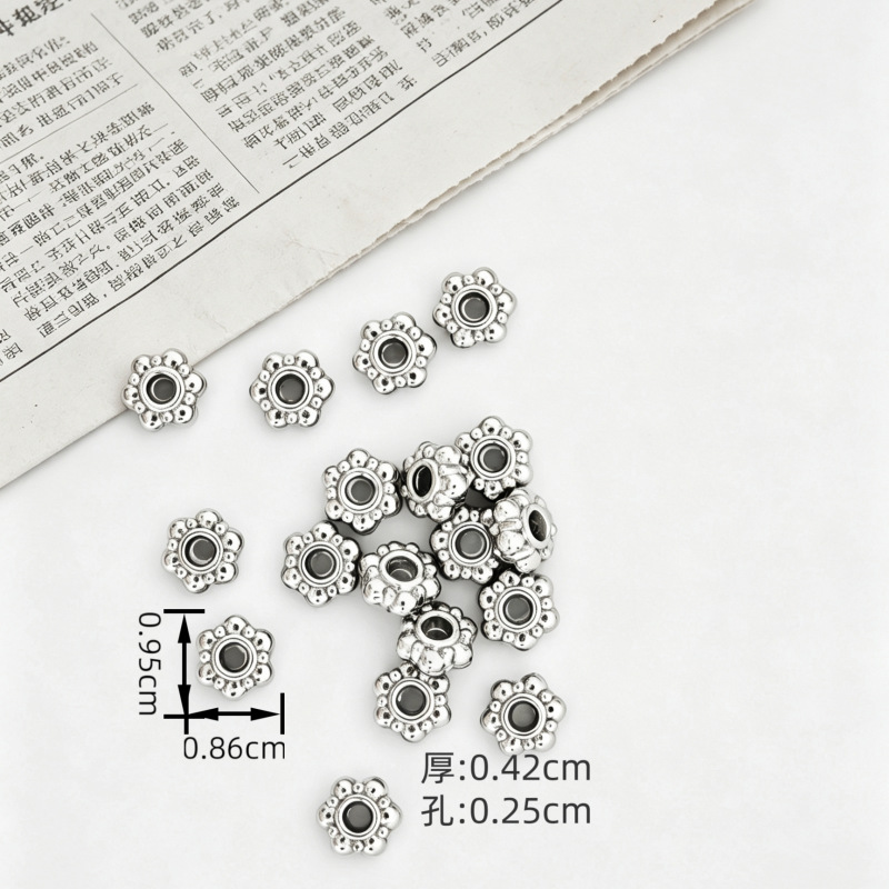 多款多规格锌合金圆形隔片隔珠垫片编手链手绳手串项链DIY饰品详情11
