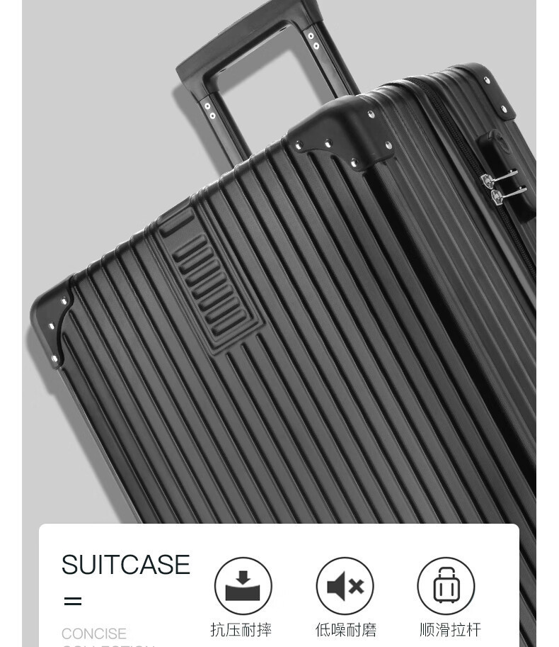 【严选工厂】2025行李箱女网红复古20寸小型旅行拉杆箱24寸学生详情3