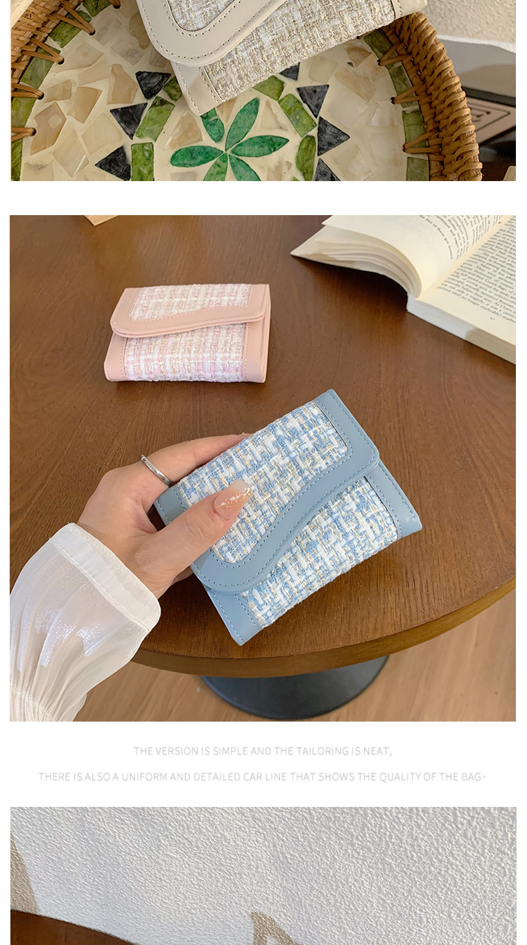 小香风韩系大容量INS钱包女士学生纯色简约韩版chic大量现货详情12