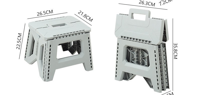 室内外便携式折叠凳子小马扎凳塑料钓鱼凳手提折叠板凳浴室折叠凳详情5