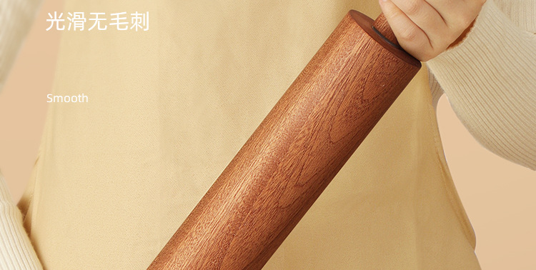Solid wood rolling pin, roller type, household rolling pin, dough rolling pin, dumpling wrapper rolling pin, large hammer dough rolling pin pic 17