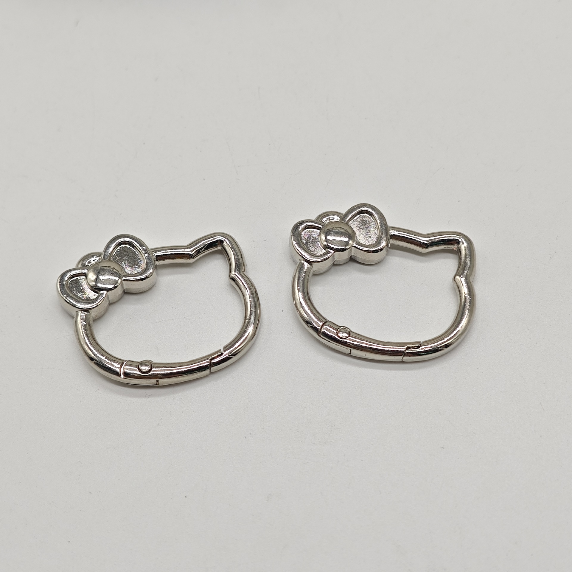 可爱蝴蝶结小猫咪弹簧扣异形饰品diy配件连接环钥匙扣手机链挂饰详情19