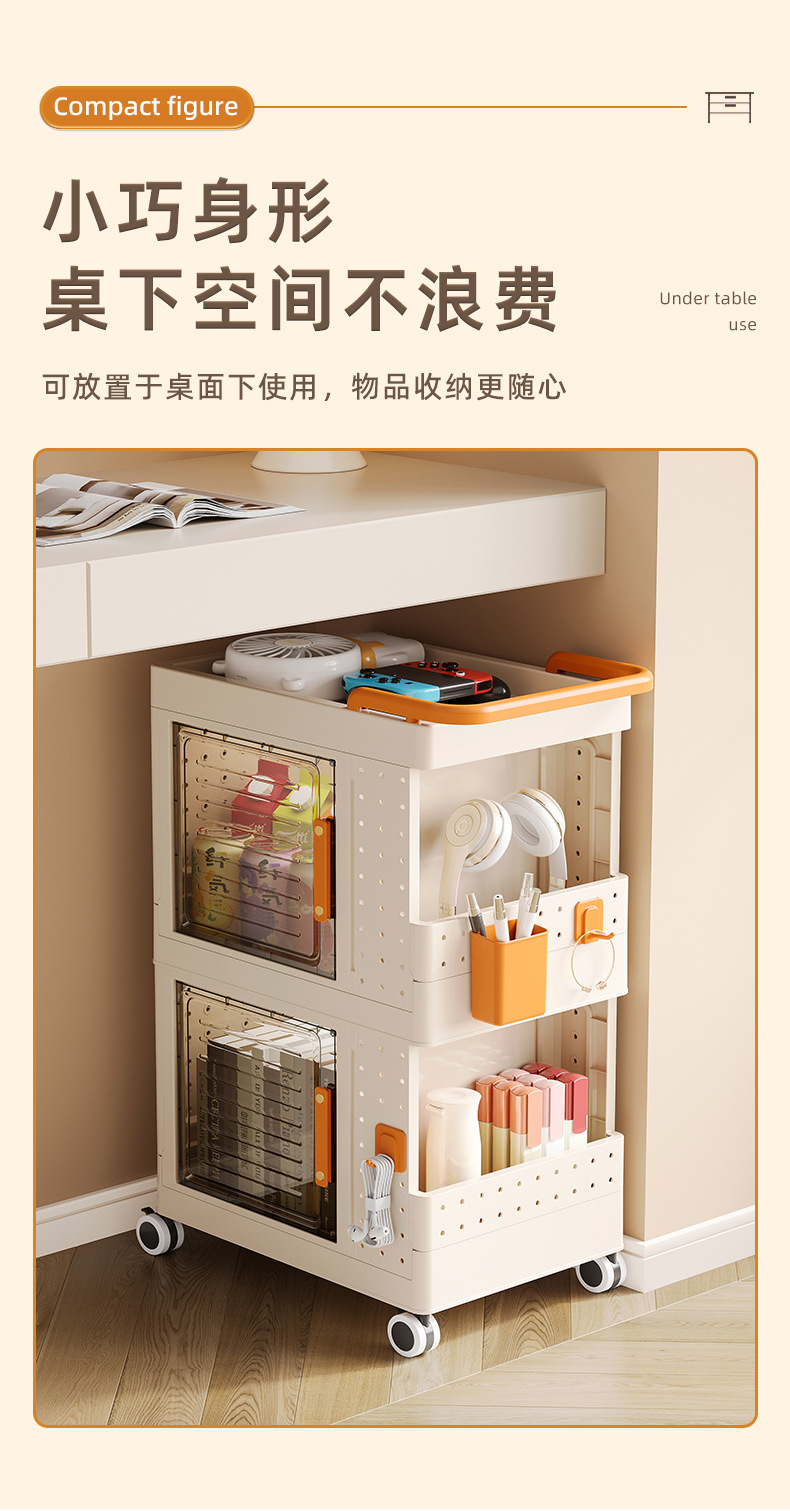 收纳箱书本衣服收纳储物盒家用被子玩具折叠整理柜大容量书箱子详情4