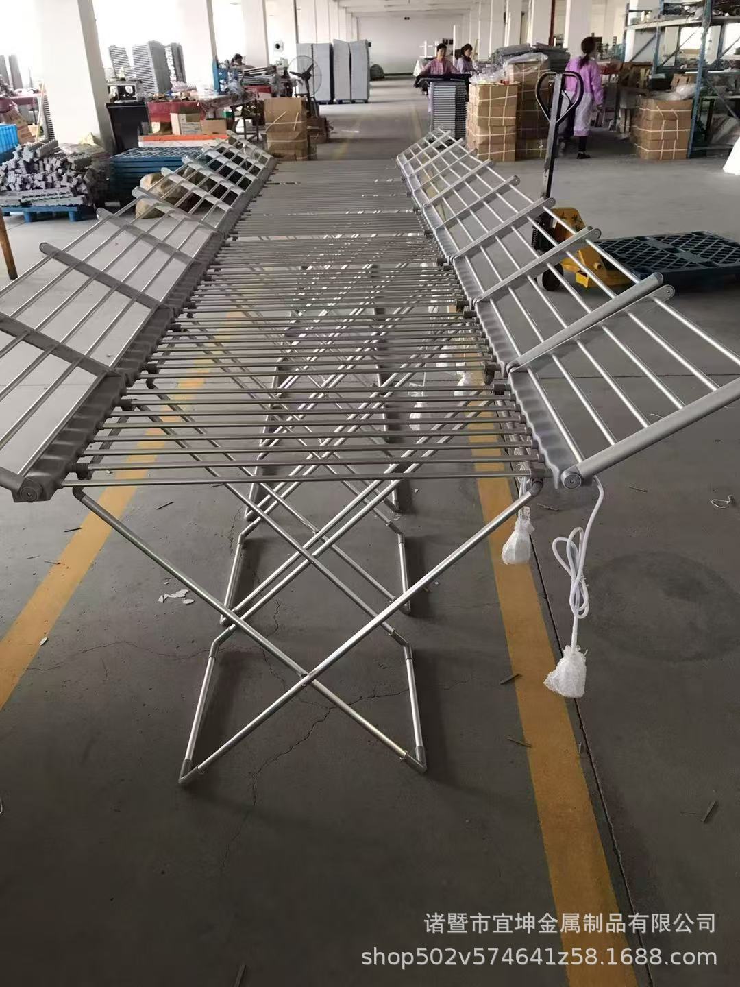 加热晾衣架烘干衣架电热烘衣架落地干衣机折叠晾晒架杆家用烘详情4