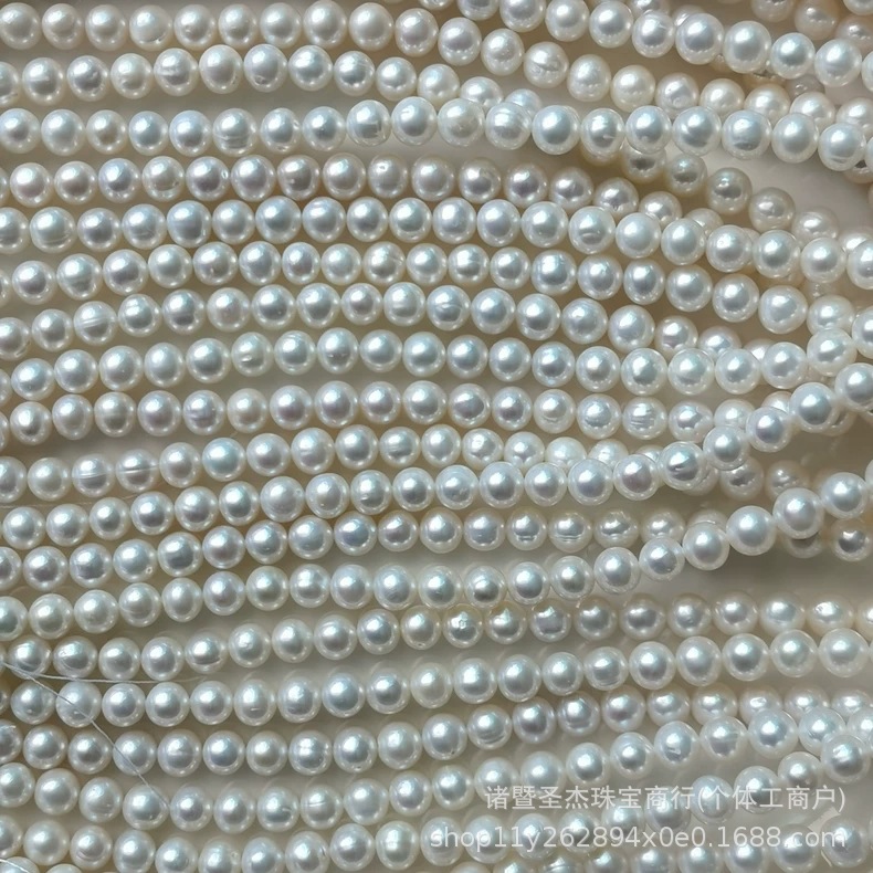 8-9mm天然淡水无核珍珠项链强光近圆微暇妈妈链送妈妈长辈礼物详情2