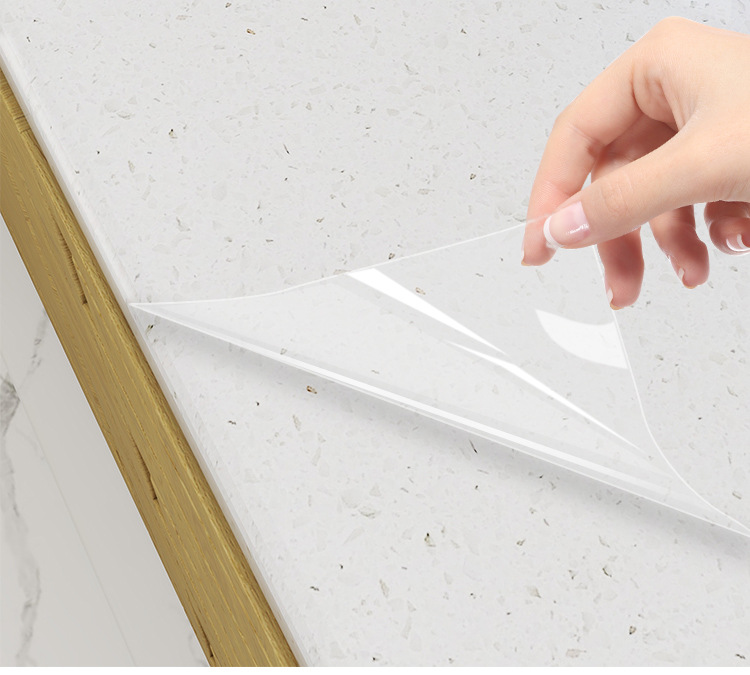 Hemispherical transparent oil-proof film, kitchen countertop preservation film, decoration dust-proof protective film pic 21