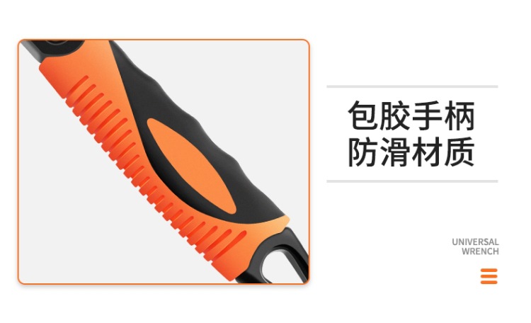 Universal wrench set, adjustable wrench, multi-purpose self-locking adjustable wrench, pipe wrench, bathroom wrench, large opening pic 16