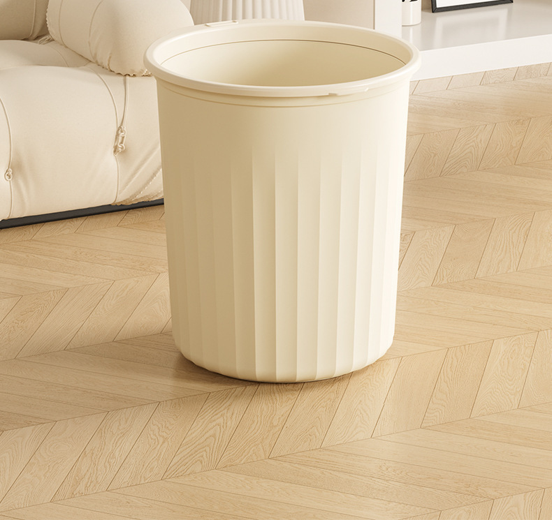 Large-capacity household trash can for living room, kitchen, bathroom, toilet and office, thickened and detachable with pressure ring paper basket pic 3