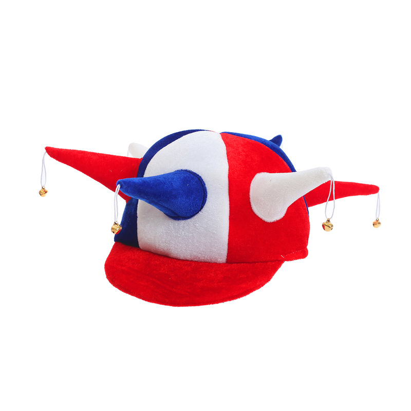 2026美加墨世界杯球迷产品密丝绒高帽足球造型国旗帽子助威道具详情6